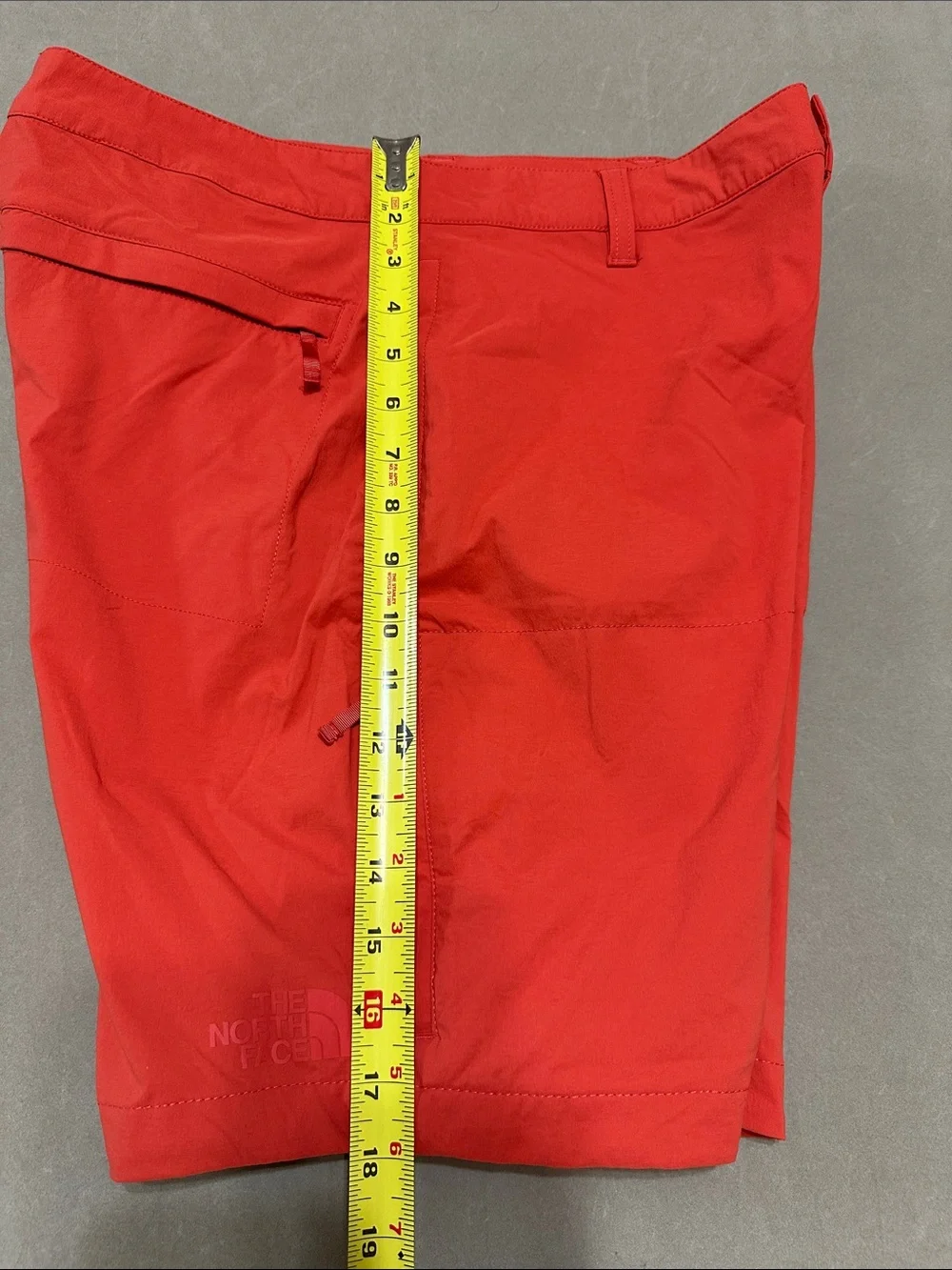 The North Face Men's Orange Red Hybrid Shorts - 34
